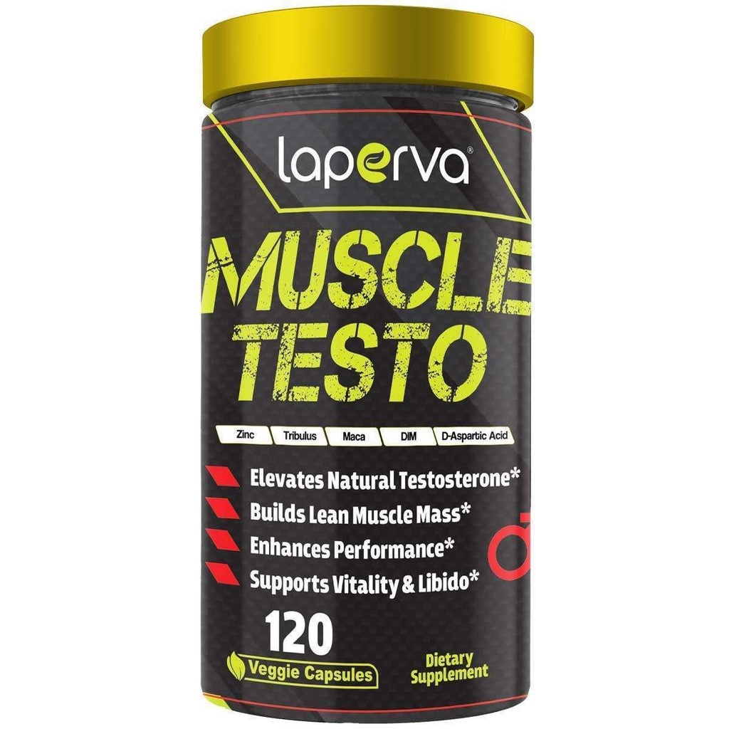 [LAPERVA_MUSCLE_TESTO_CAPSULES_120_VEGGIE] Laperva Muscle Testo Capsules, 120 Veggie Capsules