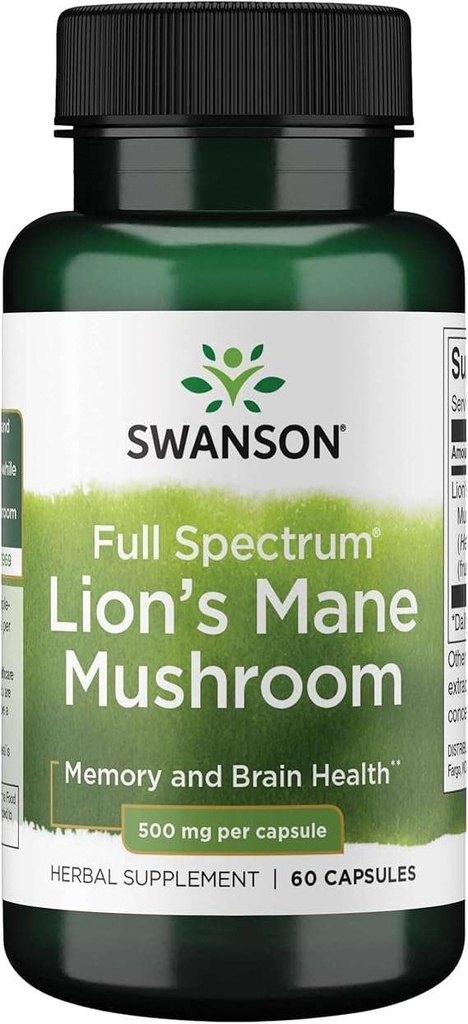 [SWANSON_LIONS_MANE_MUSHROOM] Swanson Lion’s Mane Mushroom