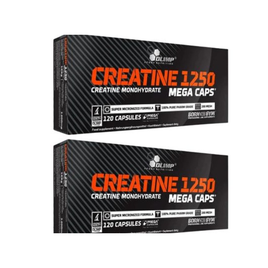 Creatine 1250 Mega Caps® – 120 Capsules