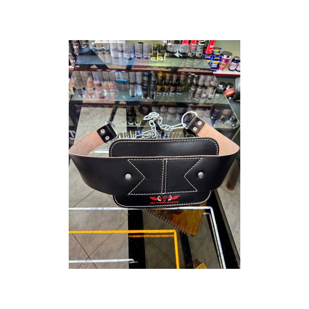 [SUP-020] Newfitness Leather Dipping Belt
